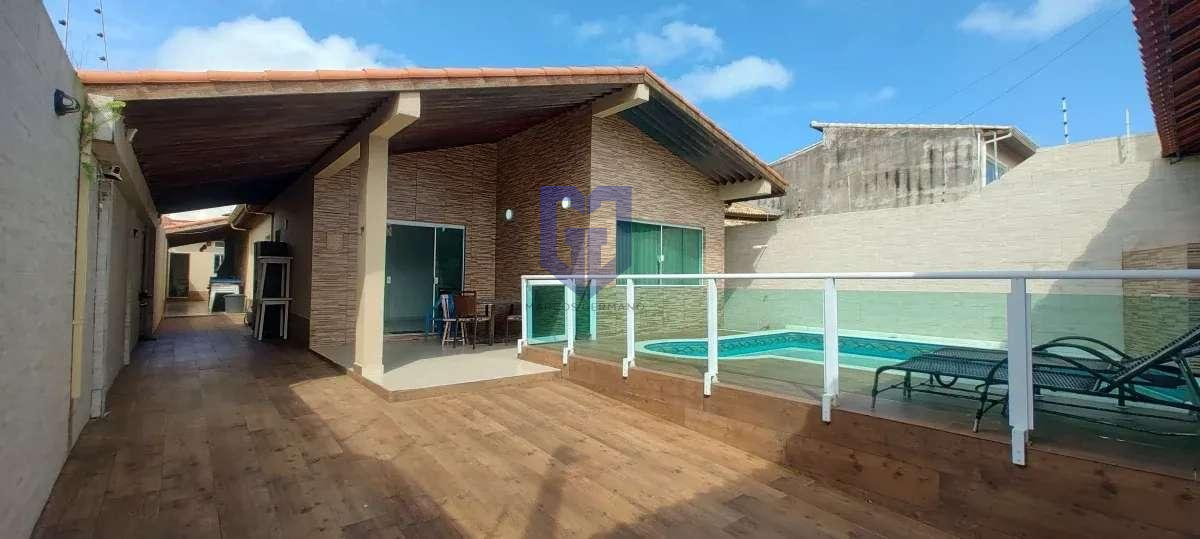 Casa para Locação de Temporada em Peruíbe, Estância Balneária Maria Helena Novaes, com 3 quartos, 232m²