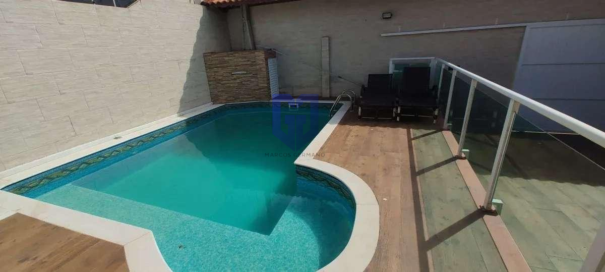 Casa para Locação de Temporada em Peruíbe, Estância Balneária Maria Helena Novaes, com 3 quartos, 232m² - Marcos Germano - Corretor de imóveis